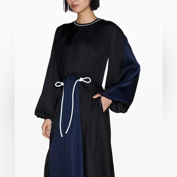 Lululemon•RARE Face Forward Dress *lululemon x Roksanda•Black True Navy•BNWT• 4 - Picture 2 of 16